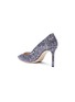 Detail View - Click To Enlarge - JIMMY CHOO - 'Romy 85' star coarse glitter pumps