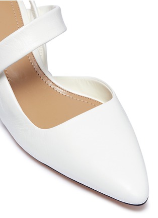 Detail View - Click To Enlarge - THE ROW - 'Coco Twist 60' leather slingback mules