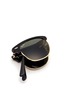 Detail View - Click To Enlarge - RAY-BAN - 'Clubmaster Folding' browline sunglasses