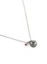 Figure View - Click To Enlarge - BAO BAO WAN - Diamond ruby freshwater pearl 18k white gold bomb pendant necklace