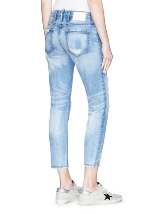 Back View - Click To Enlarge - 72877 - 'Chely' ripped skinny cropped jeans