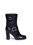 Main View - Click To Enlarge - JIMMY CHOO - 'Dart' leather biker boots