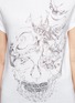 Detail View - Click To Enlarge - ALEXANDER MCQUEEN - Bird skull print cotton T-shirt