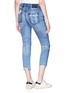 Back View - Click To Enlarge - 72877 - 'Savanna' ripped cropped jeans