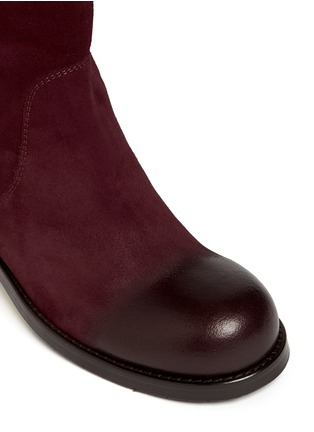 Detail View - Click To Enlarge - JIMMY CHOO - 'Disguise' buffed toe suede boots