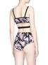 Back View - Click To Enlarge - 73316 - 'Faye' floral print reversible high waist bikini bottoms