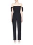 Main View - Click To Enlarge - STAUD - 'Rosa' ribbon tie off-shoulder jumpsuit
