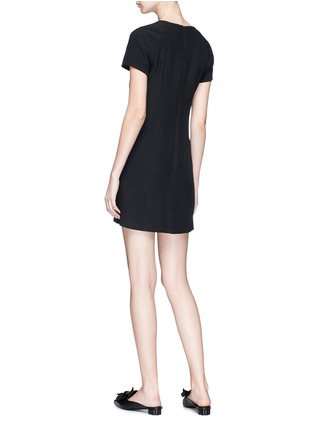 Figure View - Click To Enlarge - STAUD - 'Anita' tassel trim cutout front dress