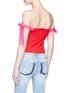Back View - Click To Enlarge - STAUD - 'Louie' ribbon tie tube top