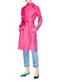 Figure View - Click To Enlarge - STAUD - 'Kelly' silk organza trench coat