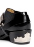 Detail View - Click To Enlarge - TOGA ARCHIVES - Detachable harness leather booties
