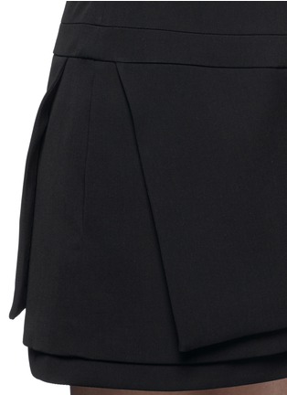 Detail View - Click To Enlarge - HELMUT LANG - Structured layer skirt