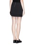 Back View - Click To Enlarge - HELMUT LANG - Structured layer skirt