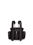 Back View - Click To Enlarge - ALEXANDER WANG - 'Mini Marti' washed lambskin leather three-way backpack