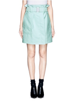 Main View - Click To Enlarge - 3.1 PHILLIP LIM - Cinched waist skirt with buckle belt