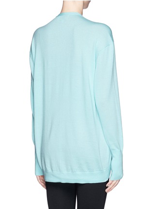 Back View - Click To Enlarge - 3.1 PHILLIP LIM - Wool-cashmere cardigan