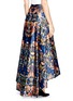 Back View - Click To Enlarge - ALICE & OLIVIA - 'Nyla' butterfly print cascade dip skirt