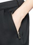 Detail View - Click To Enlarge - 3.1 PHILLIP LIM - Elastic back techno jersey cuff shorts