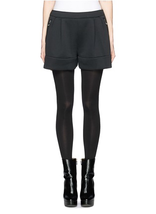 Main View - Click To Enlarge - 3.1 PHILLIP LIM - Elastic back techno jersey cuff shorts