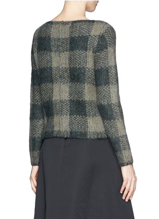 Back View - Click To Enlarge - RAG & BONE - 'Cammie' buffalo check sweater