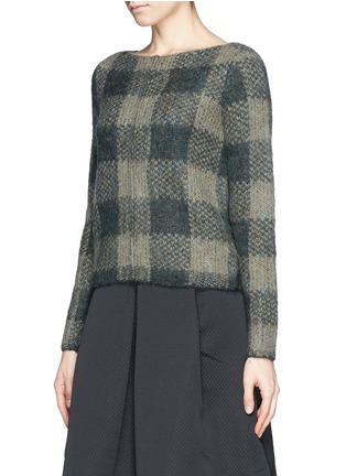 Front View - Click To Enlarge - RAG & BONE - 'Cammie' buffalo check sweater