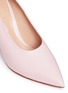 Detail View - Click To Enlarge - GIANVITO ROSSI - 'Muriel' choked-up leather pumps