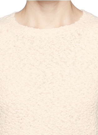 Detail View - Click To Enlarge - THEORY - 'Jaidyn' wool bouclé sweater