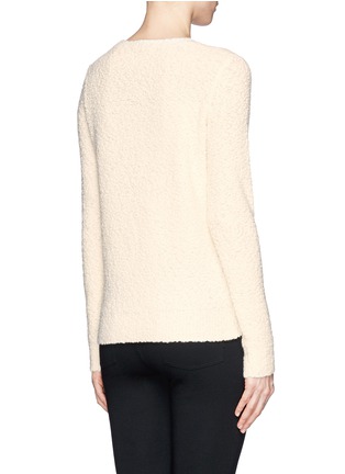 Back View - Click To Enlarge - THEORY - 'Jaidyn' wool bouclé sweater