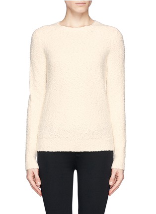 Main View - Click To Enlarge - THEORY - 'Jaidyn' wool bouclé sweater