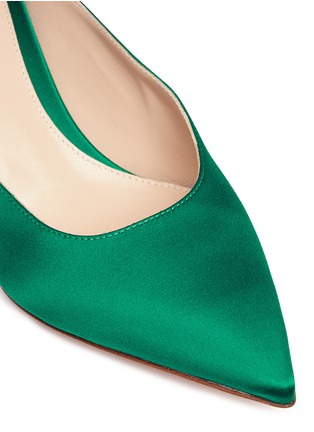 Detail View - Click To Enlarge - GIANVITO ROSSI - 'Reeve' satin mules