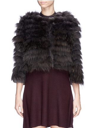 Main View - Click To Enlarge - ALICE & OLIVIA - Fur cropped jacket