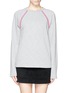Main View - Click To Enlarge - T BY ALEXANDER WANG - Heathered fleece-lined sweatshirt