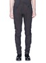 Main View - Click To Enlarge - ZIGGY CHEN - Slim fit linen-cotton twill pants