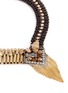 Detail View - Click To Enlarge - IOSSELLIANI - Decò cheetah crystal fringe necklace