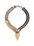 Main View - Click To Enlarge - IOSSELLIANI - Decò cheetah crystal fringe necklace