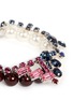 Detail View - Click To Enlarge - JOOMI LIM - Crystal bead double strand bracelet