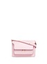 Main View - Click To Enlarge - MARNI - 'Trunk' saffiano leather shoulder bag