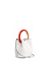 Figure View - Click To Enlarge - MARNI - 'Pannier' ring handle leather crossbody bag