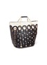 Figure View - Click To Enlarge - MARNI - 'Tricot' knit effect leather openwork tote