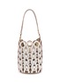 Main View - Click To Enlarge - MARNI - Woven leather openwork bucket bag