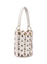 Figure View - Click To Enlarge - MARNI - Woven leather openwork bucket bag
