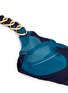 Detail View - Click To Enlarge - W. BRITT - Curb chain paint splatter print scarf tie bracelet