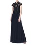 Figure View - Click To Enlarge - NEEDLE & THREAD - TULLE MAXI SKIRT