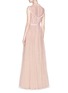 Figure View - Click To Enlarge - NEEDLE & THREAD - 'Daisy' floral embellished tulle gown