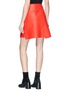 Back View - Click To Enlarge - ACNE STUDIOS - 'Shirin' lambskin leather wrap skirt