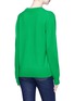 Back View - Click To Enlarge - ACNE STUDIOS - 'Nalon S Face' patch wool sweater