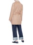 Back View - Click To Enlarge - ACNE STUDIOS - 'Anyka Doublé' belted wool-cashmere melton coat