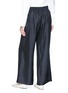 Back View - Click To Enlarge - ACNE STUDIOS - 'Tennessee' pinstripe twill wide leg pants