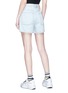 Back View - Click To Enlarge - ACNE STUDIOS - 'Swamp' washed denim shorts
