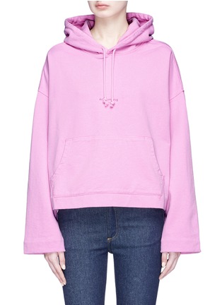 Main View - Click To Enlarge - ACNE STUDIOS - 'Joghy' logo print oversized hoodie